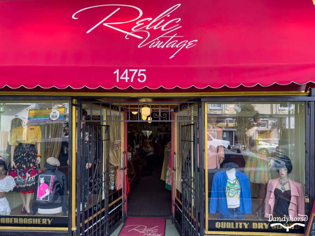 vintage store in the Haight Ashbury neighborhood of San Francisco