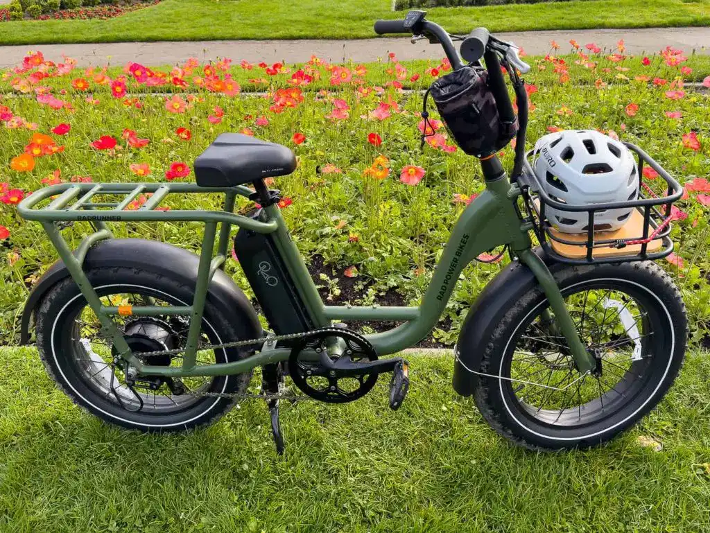 San Francisco Bike Tours 1 Electric bike rental san francisco — radpower radrunner e-bike with helmet and lock
