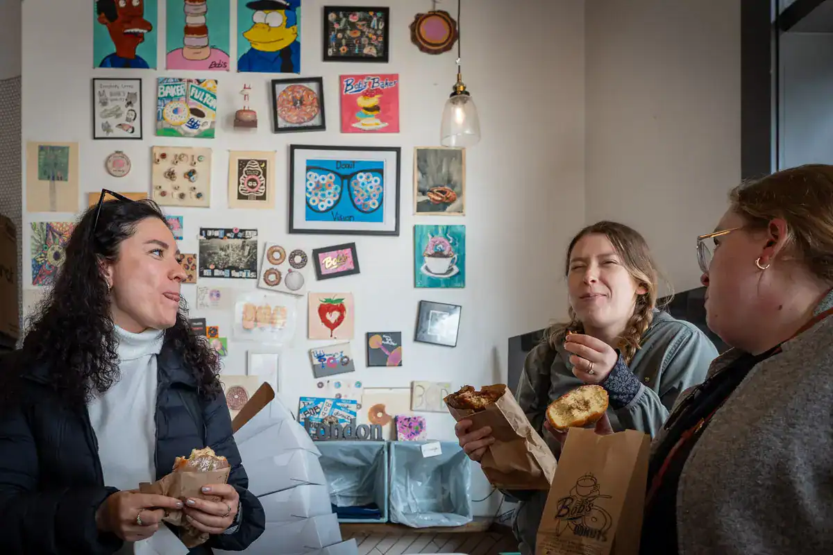 The Ultimate Electric Sf Bike Tour 9 Local san francisco food stop on guided e-bike tour with expert guide