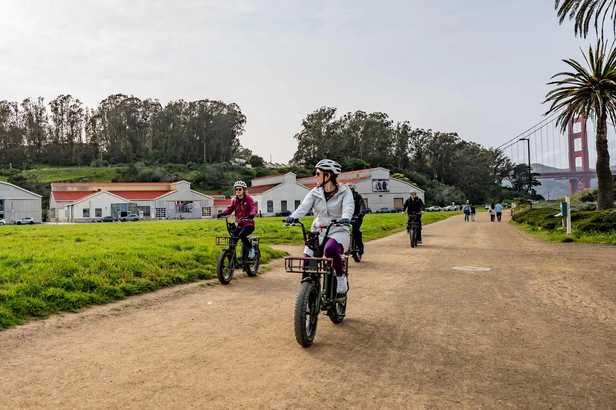 Corporate Team Building San Francisco — E-Bike Tours &Amp; Events | Dandyhorse 12 Executive retreat e-bike tour golden gate bridge sausalito ferry